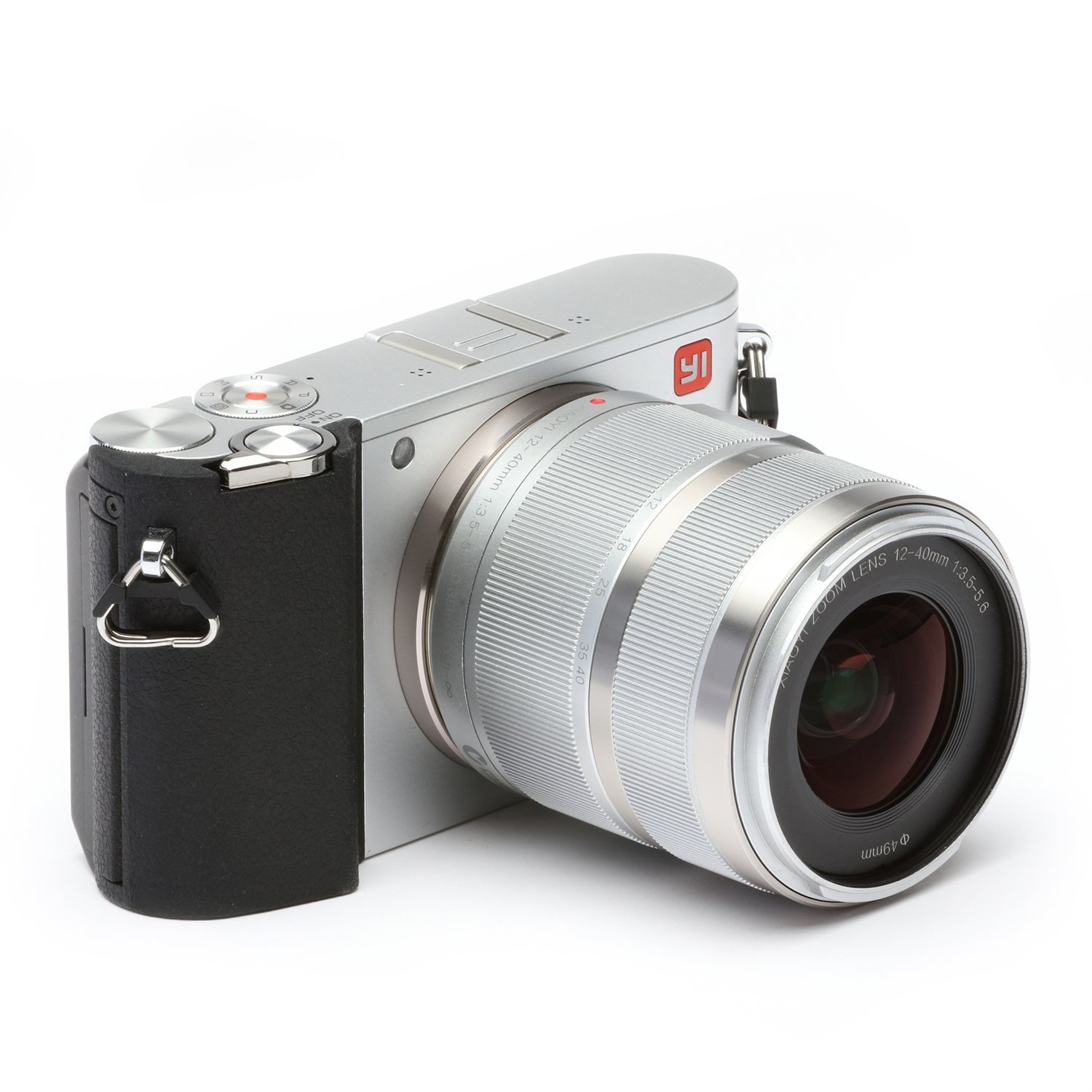 Yi M1 シルバー YI M1 Mirrorless Digital Camera with 12-40mm F3.5-5.6 Lens & 42.5